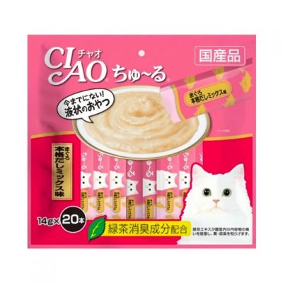 SC191 Ciao Churu Tuna Japanese Broth Flavor (20 sticks)