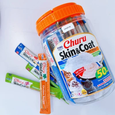 CIAO Churu Tuna with Collagen and Fiber 50 pcs