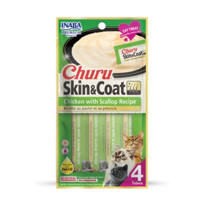 Churu Skin & Coat-Chicken with Scallop Recipe