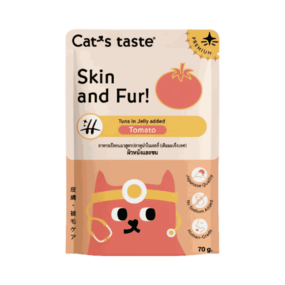 Cat's Taste Skin and Fur Tuna Tomato (Jelly)