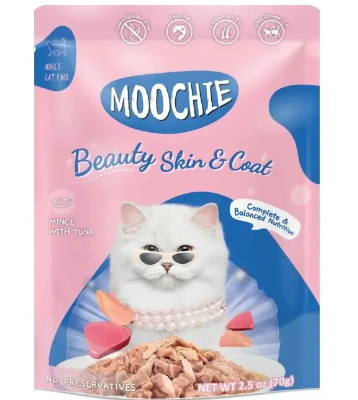 Moochie Cat Food Mince Beauty Skin & Coat (Tuna)