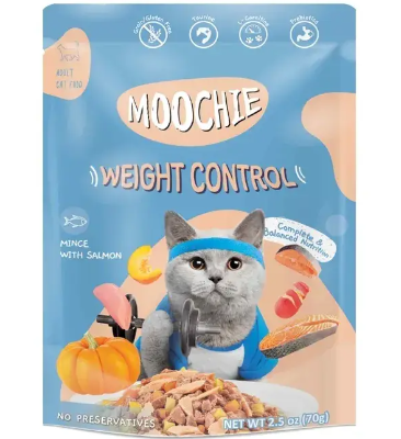 Moochie Cat Food Mince Weight Control (Salmon)