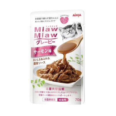 (AXMGR3) Aixia Miaw Miaw Gravy - Salmon Flavour 70g