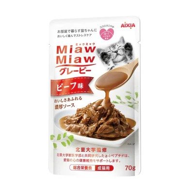 (AXMGR4) Aixia Miaw Miaw Gravy - Beef Flavour 70g