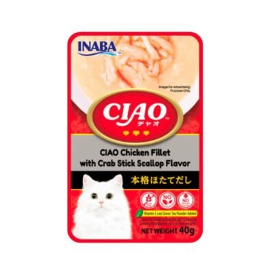 Ciao Pouch Chicken Fillet with Crab Stick Scallop Flavor